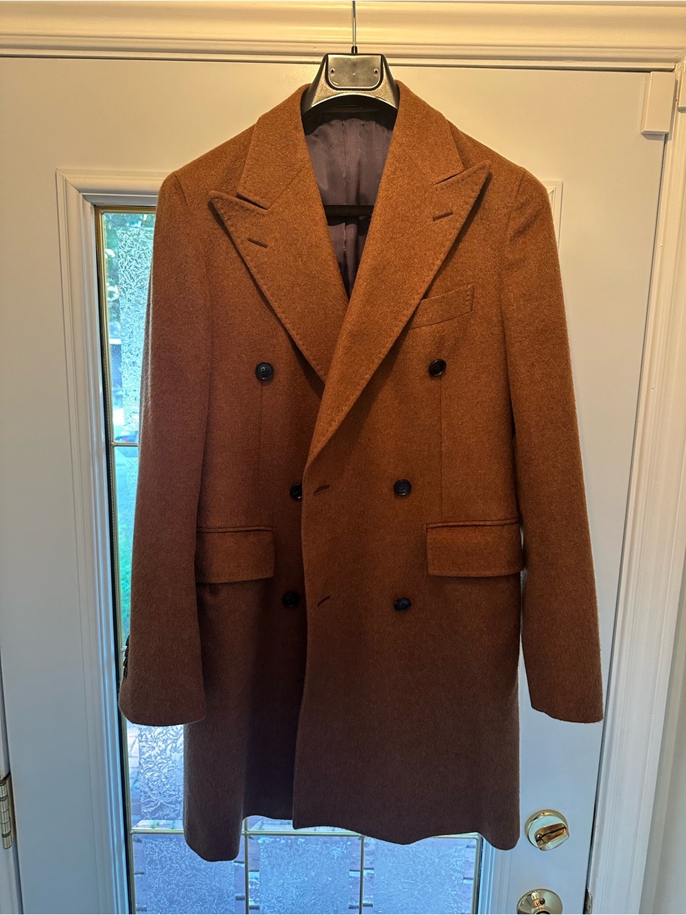 Suitsupply Cashmere Double-Breasted Top Coat